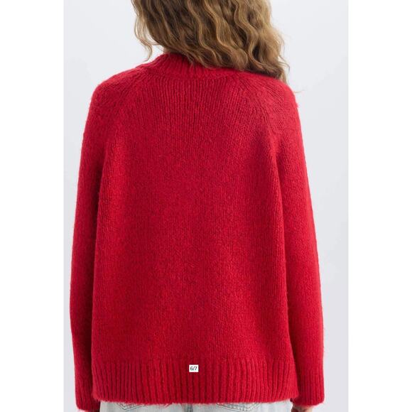 Pistola Women Vania Scarlet V-Neck Sweater - Picture 3 of 7